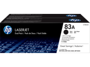 HP 83A CF283AD 2db 83A fekete toner / festékkazetta LaserJet M125 M127 M201 M225 (2x1500 old.)