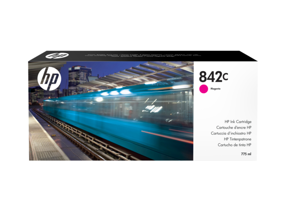 Image for HP 842C 775-ml Magenta PageWide XL Ink Cartridge from HP2BFED