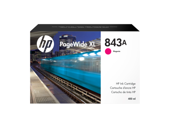 Image for HP 843A 400-ml Magenta PageWide XL Ink Cartridge from HP2BFED