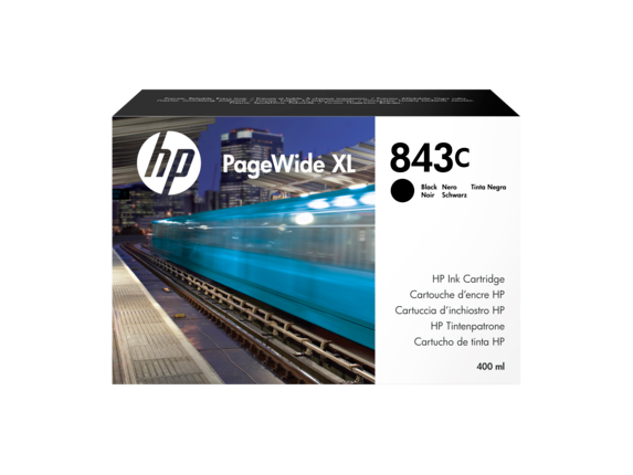 Image for HP 843C 400-ml Black PageWide XL Ink Cartridge from HP2BFED