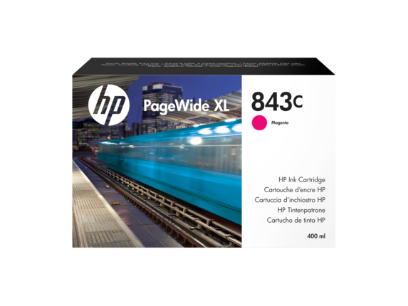 Image for HP 843C 400-ml Magenta PageWide XL Ink Cartridge from HP2BFED