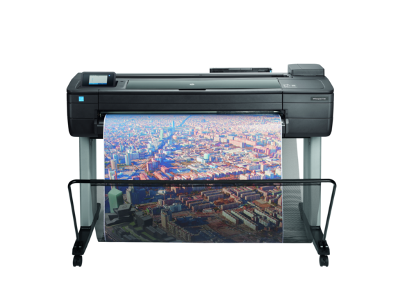 HP DesignJet T730 Large Format Wireless Plotter Printer - 36