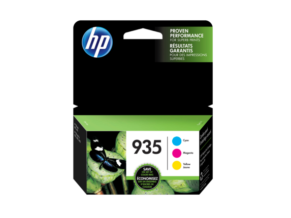 Ink Supplies, HP 935 3-pack Cyan/Magenta/Yellow Original Ink Cartridges, N9H65FN#140