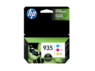 HP 935 3-pack Cyan/Magenta/Yellow Original Ink Cartridges, N9H65FN#140