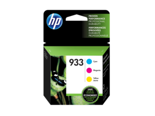 HP 933 3-pack Cyan/Magenta/Yellow Original Ink Cartridges, N9H56FN#140 HP 933 3-pack Cyan/Magenta/Yellow Original Ink Cartridges, N9H56FN#140