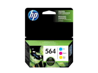 HP 564 3-pack Cyan/Magenta/Yellow Original Ink Cartridges