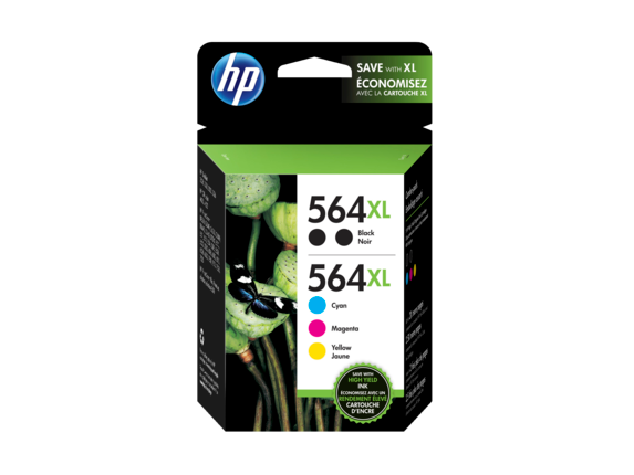 Image for HP 564XL Black(2)/Cyan(1)/Magenta(1)/Yellow(1) 5-pack Original Ink Cartridges from HP2BFED