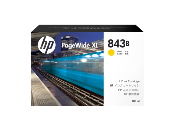 Image for HP 843B 400-ml Yellow PageWide XL Ink Cartridge from HP2BFED