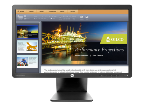 Monitor HP E201 EliteDisplay de 20 pulgadas con retroiluminación LED