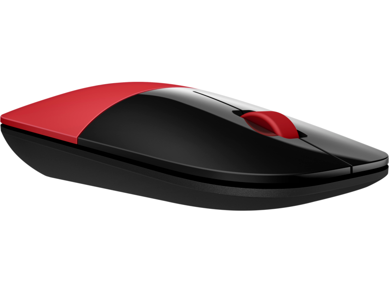 2c16 - HP Wireless Mouse Z3700 (Cardinal Red, matte/glossy finish) Catalog, Right Facing
