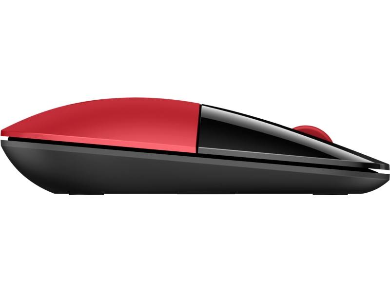 HP Wireless Mouse Z3700 (Cardinal Red, matte/glossy finish) Catalog, Right Profile