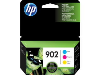 HP® 902 3-pack Cyan/Magenta/Yellow Original Ink Cartridges