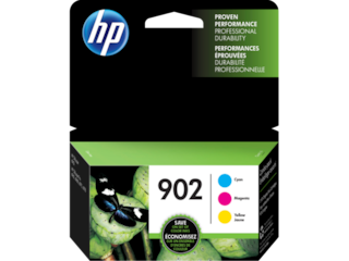HP 902 3-pack Cyan/Magenta/Yellow Original Ink Cartridges, T0A38AN#140