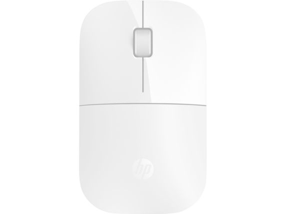 2c16 - HP Wireless Mouse Z3700 (Snow White, matte/glossy finish) Catalog, Top View