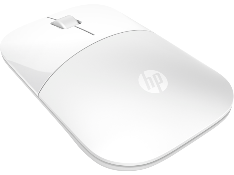 2c16 - HP Wireless Mouse Z3700 (Snow White, matte/glossy finish) Catalog, Rear Left Facing