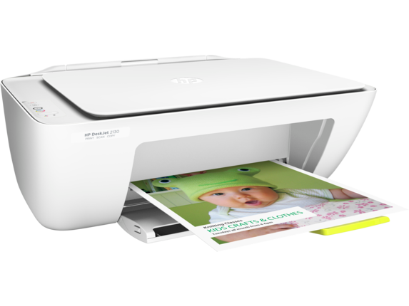 Series 4 of 4 Inkjet All-in-One Printers, HP DeskJet 2130 All-in-One Printer