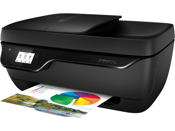 Series 2 of 4 Inkjet All-in-One Printers, HP OfficeJet 3830 All-in-One Printer