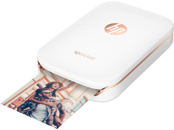 HP Sprocket Panorama Instant Portable Color Label and Photo Printer with  Bluetooth Grey HPISPPANW - The Home Depot