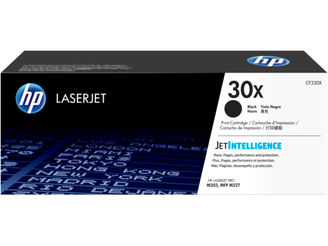 HP 30X CF230X eredeti fekete toner / festékkazetta LaserJet Pro M203 M227 (3500 old.)