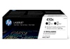 HP 410X CF410XD 2db nagy kapacitású fekete eredeti LaserJet M377 M452 M477 tonerkazetta (2*6500 old.) 