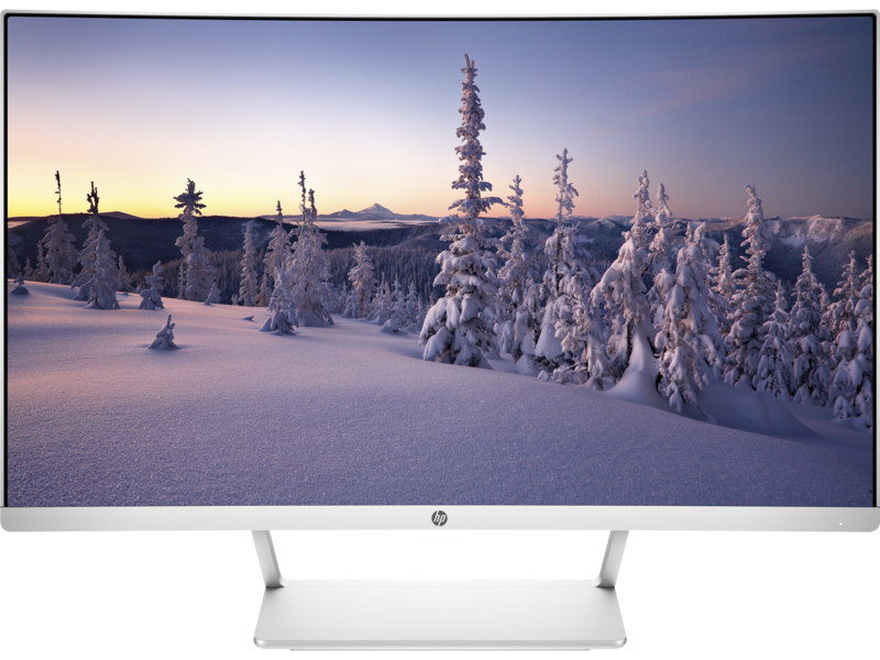 hp pavilion curved monitor