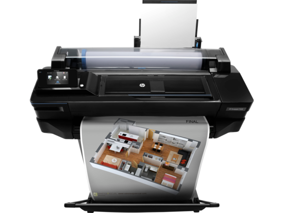 Как установить принтер hp designjet t520