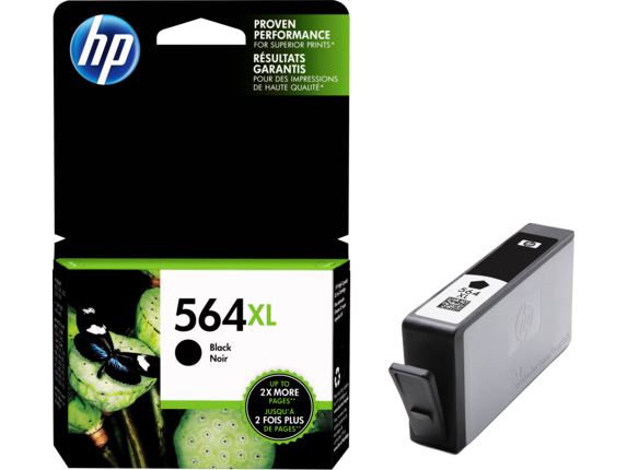 HP® 564XL High Yield Black Original Ink Cartridge (CN684WN#140)