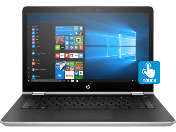 HP Home Laptop PCs, HP Pavilion x360 Convertible Laptop - 14t touch