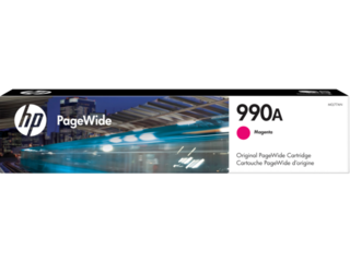 HP 990A Magenta Original PageWide Cartridge, M0J77AN