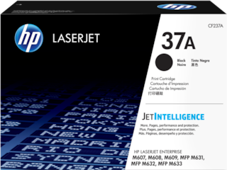 HP 37A Black Original LaserJet Toner Cartridge, CF237A