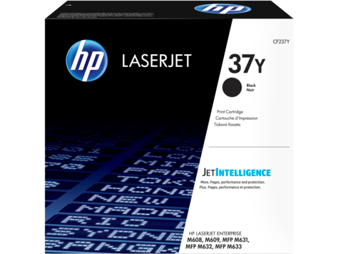 HP 37Y CF237Y extranagy kapacitású fekete eredeti LaserJet tonerkazetta M608 M609 M631 M632 (41000 old.)