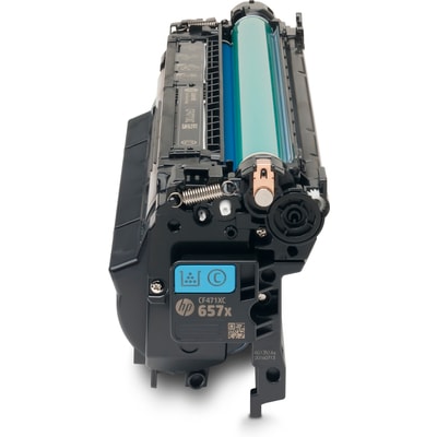 HP 657X High Yield Cyan Original LaserJet Toner Cartridge 