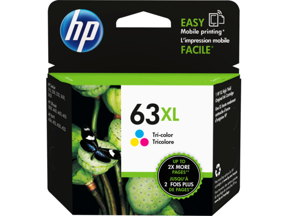 HP 63XL High Yield Tri-color Original Ink Cartridge