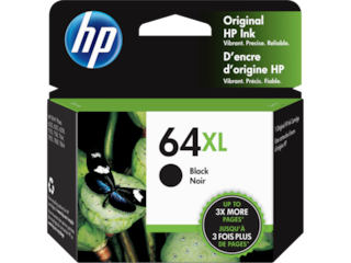HP 64XL High Yield Black Original Ink Cartridge, N9J92AN#140