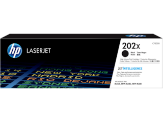 HP 202X High Yield Black Original LaserJet Toner Cartridge, CF500X