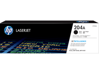 HP 204A Black Original LaserJet Toner Cartridge, CF510A