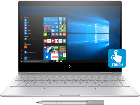 HP Spectre x360 13-ae052nr 13.3″ Touch Convertible Laptop, 8th Gen Core i7, 16GB RAM, 512GB SSD, Digital Pen