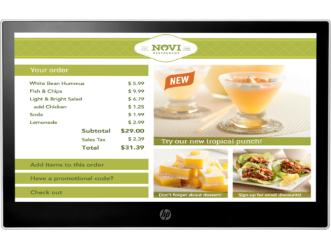 HP L7014t 14-inch Retail Touch Monitor
