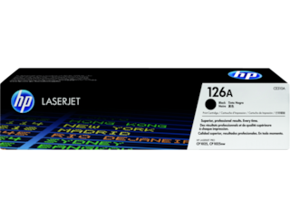 HP 126A Black Original LaserJet Toner Cartridge, CE310A