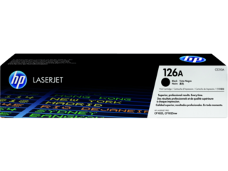 HP 126A Black Original LaserJet Toner Cartridge, CE310A