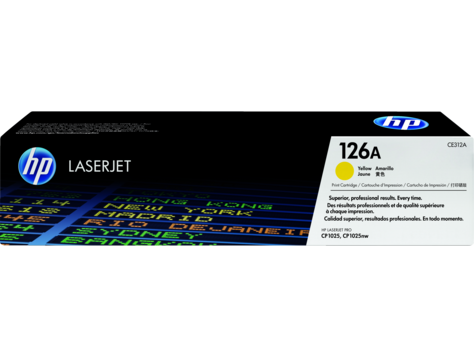 HP 126A CE312A CP1025 M175 M275 LaserJet sárga toner / festékkazetta (1000 old.)