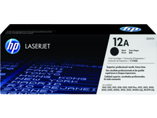 HP 12A, (Q2612A-G) Black Original LaserJet Toner for US Government