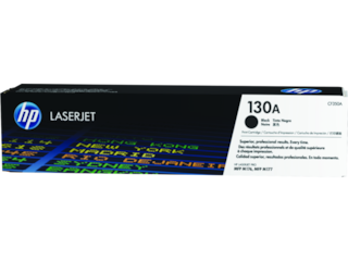 HP 130A Black Original LaserJet Toner Cartridge, CF350A