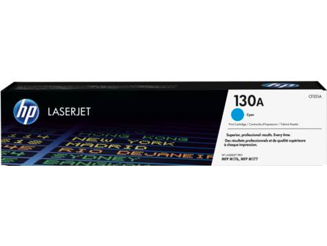 HP 130A CF351A cián kék toner / festékkazetta LaserJet M176 M177 1000 oldal