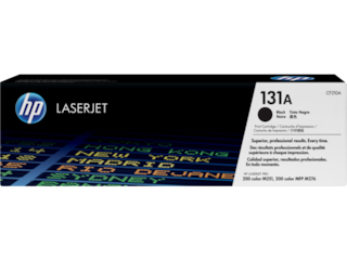 HP 131A Black Original LaserJet Toner Cartridge, CF210A