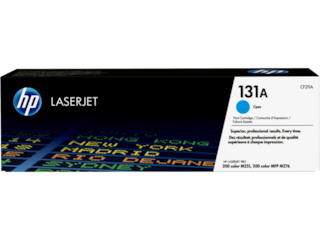 HP 131A Cyan Original LaserJet Toner Cartridge, CF211A