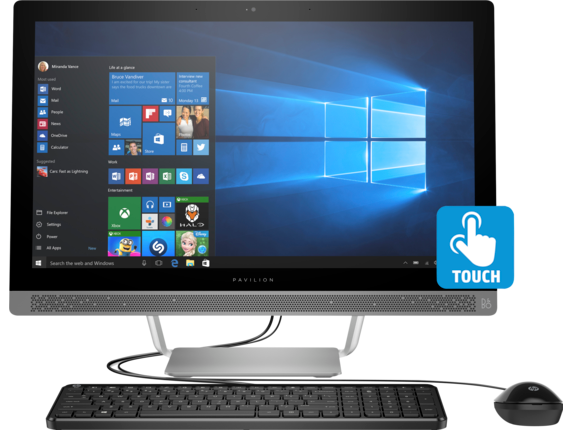 HP Home Desktop PCs, HP Pavilion 24-b240qe All-in-One PC V9B49AA