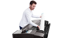 HP 1VD88A DesignJet T1700dr 44-in PostScript Printer