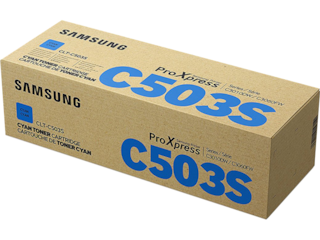 Samsung CLT-C503S Cyan Toner Cartridge, SU024A