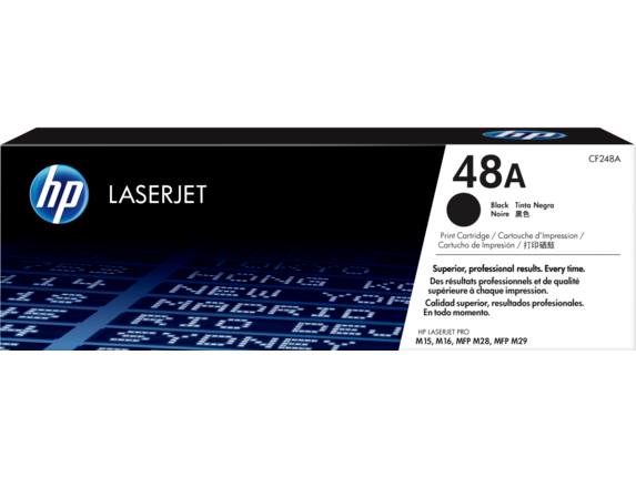 HP Laser Toner Cartridges and Kits, HP 48A Black Original LaserJet Toner Cartridge, CF248A